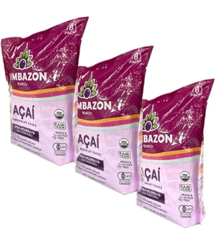 Amazon | サンバゾン アサイー リオブレンド (100g×4袋)×4 計:1600g